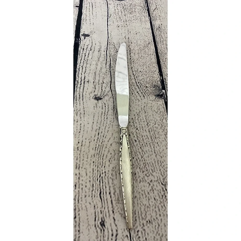 Oneida Community Venetia MCM Dinner‎ Knives Stainless Flatware Lot Set Of 4